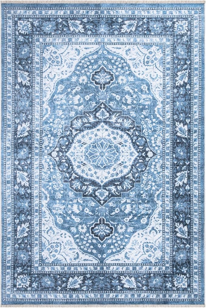 Bloom Rugs Caria Washable Non-Slip 6x9 Rug - Image 3