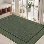 BEQHAUSE Indoor Door Mat 32" x 48", Dirt Trapper Door Mats Non-Slip Entryway by BEQHAUSE