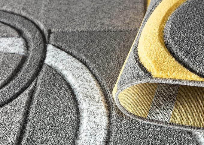 GLORY RUGS Area Rug Modern Soft Hand Carved Contemporary Floor Carpet - Image 5