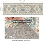 Enkor Runner Rugs for Hallway, 2.6x10.5 Washable Soft Non Slip Floor Rugs for - Image 2