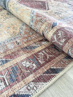 Fame Living Washable Area Rug, Modern Farmhouse, Distressed, Traditional - Image 2