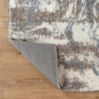 Rugshop Abstract Marble Shag Area Rug Blue 7' 10" x 10' Perfect - Image 6