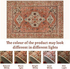 Tangsoo 3x5 Rug, Washable Vintage Rugs Indoor Area Rug, Non Slip Accent Rug - Image 7
