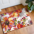 Rugshop Modern Bright Flowers Non-Slip - Image 9