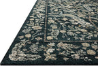 Loloi Rifle Paper Co. Laurel Collection LAU-05 Navy/Multi 2'-8" x 8' Runner Rug - Image 3