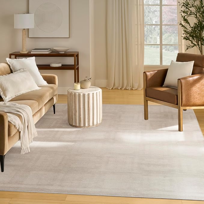 Nourison Nordic Ivory 8' x 10' Scandinavian Area Rug - Image 2