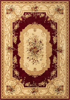 Unique Loom Versailles Collection Traditional Classic Floral Motif Area Rug - Image 9