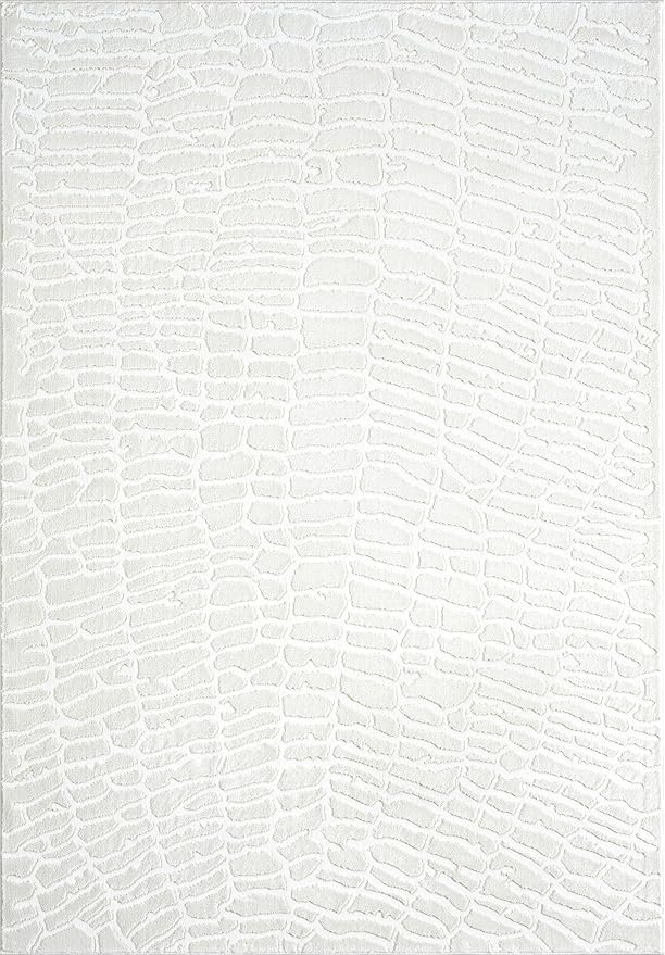Abani Cream Area Rug for Living Room, Bedroom - Image 3