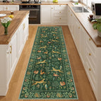 DUKINO 2.6x8 Rug for Hallway, Washable Kitchen Runner Rug - Image 3