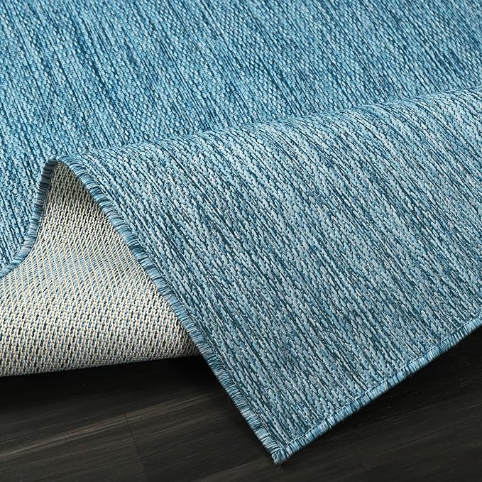 Beverly Rug Indoor Outdoor Rug 5x7, Washable Outside Carpet - Image 4
