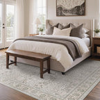 Bavni Washable Rugs 8x10-Machine Washable Rug Lightweight Low Pile, Vintage - Image 4