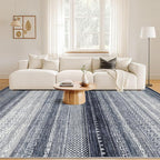 Nakagishi Area Rug Living Room Rugs: 7x9 Machine Washable Boho Large Neutral - Image 5