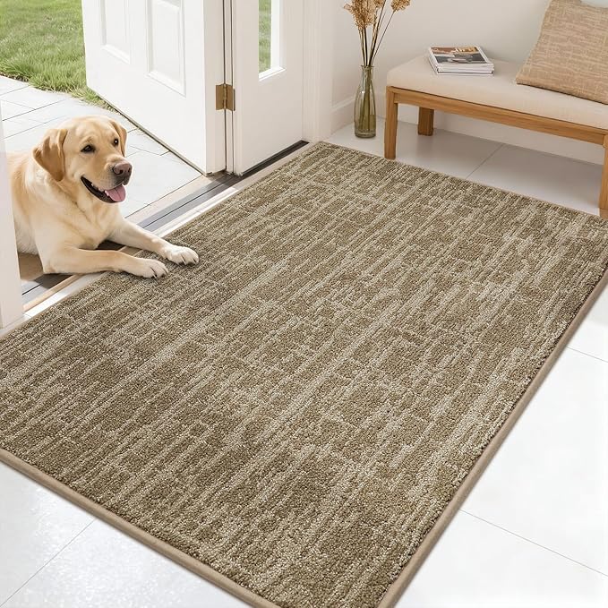 COSY HOMEER-Dirt-Trapper-Door-Mat 32"x48" Non-Slip Entryway Rugs Washable by COSYHOMEER