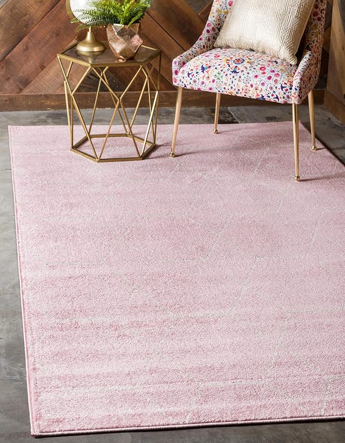 Unique Loom Trellis Frieze Collection Area Rug - Image 2
