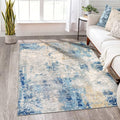 Lahome Modern Abstract Washable Area Rugs 5x7, Soft Living Room Rug Non Slip by Lahome
