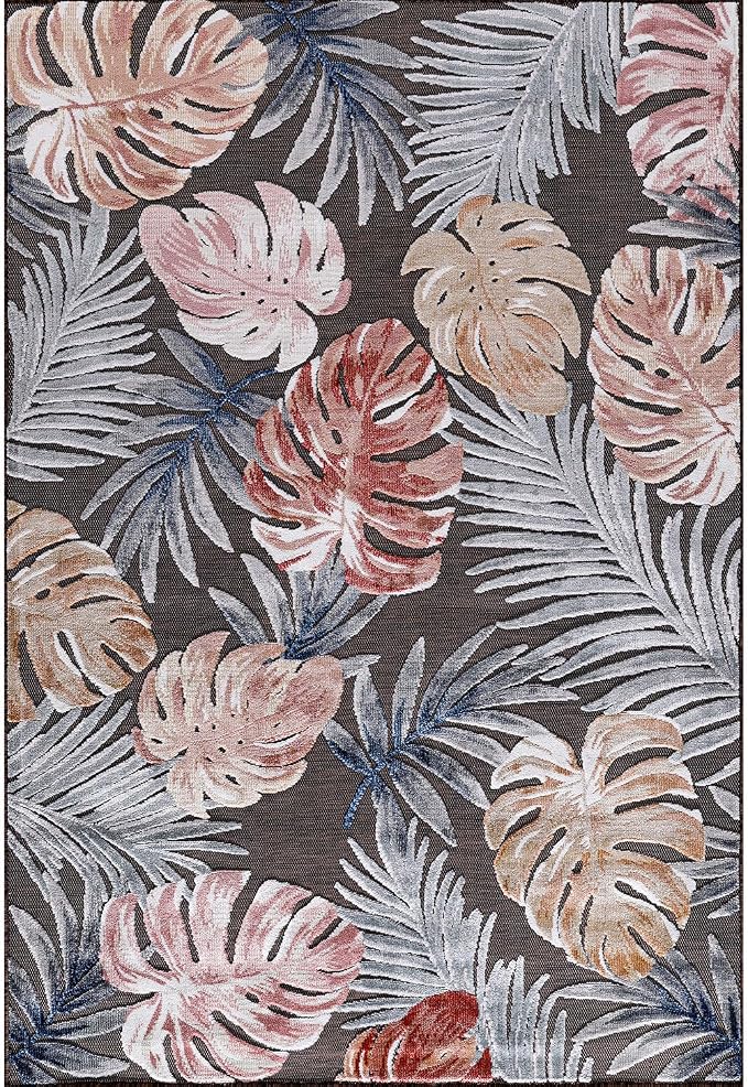 CAMILSON Indoor Outdoor Rug, Easy-Cleaning Non-Shedding Living Room, Garden and - Image 3