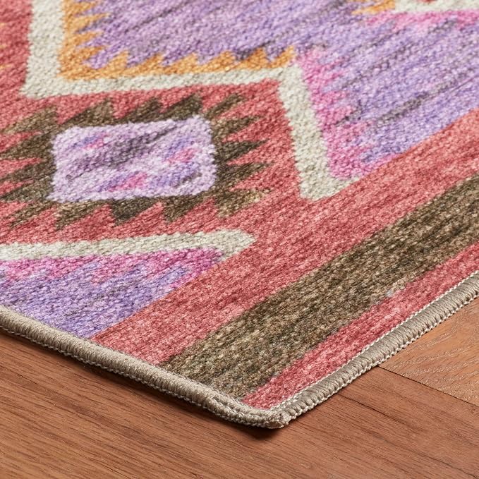 Dash & Albert Rhapsody Spice Machine Washable Rug, Runner-2.5 X 8 Feet - Image 5