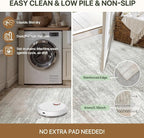 Bavni Washable Rug, Soft Abstract Rugs Non-Slip, Thin Foldable 6x9 Rug - Image 4