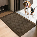 COSY HOMEER Non-Slip Door Mat 24"x36", Entryway Rugs Low Profile Absorbent Dirt - Image 9