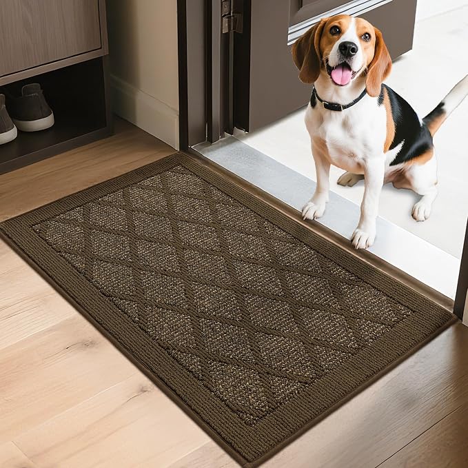 COSY HOMEER Non-Slip Door Mat 24"x36", Entryway Rugs Low Profile Absorbent Dirt - Image 9