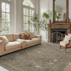 vivorug 8x10 Area Rugs for Living Room, Non-Slip Backing Washable Rug 8x10 by vivorug