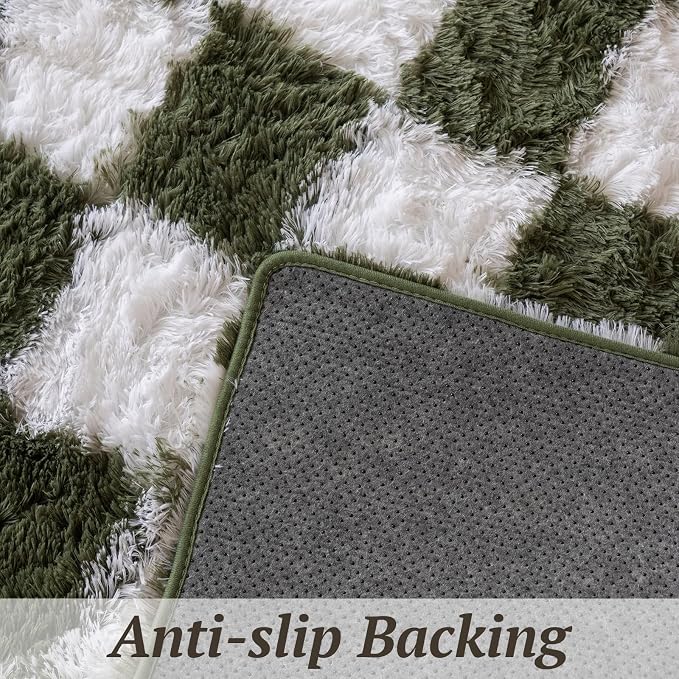 5x7 Area Rugs for Living Room Bedroom, Soft Fluffy Shaggy Bedside Rug, Indoor - Image 8