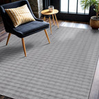 CAMILSON Modern Gray Non Slip Rug 4x6 Ultra Soft High Pile Area Rugs Non Skid - Image 8
