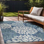 Beverly Rug Outdoor Rug 8x10 Modern Exotic Tropical Leaf Area Rugs - Image 5