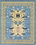 Unique Loom Taftan Collection Border Geometric Tribal Inspired Design Area Rug - Image 3