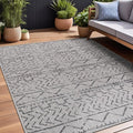 Beverly Rug Waikiki Indoor Outdoor Rug 5x7, Washable Outside Carpet by BeverlyRug