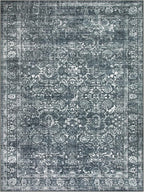 Morebes Washable Area Rugs 9x12 Living Room, Soft Black Rugs by Morebes
