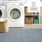 Dash and Albert Herringbone Machine Washable Area Rug - Image 2