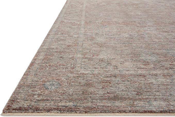Loloi Magnolia Home by Joanna Gaines Millie Collection MIE-04 Brick/Fog 9'-6" x - Image 4