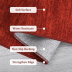 RUGSREAL 5x7 Living Room Area Rug Modern Solid Color Area Rugs Non-Slip Stain - Image 6