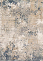 Loloi Teagan Collection TEA-06 Sand/Mist 5'-3" x 7'-6" Area Rug, Soft Neutral - Image 5