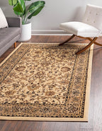 Rugs.com Yasmin Collection Rug – 10' x 13' Ivory Medium Rug Perfect - Image 4