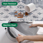 LUMI Washable Area Rug 8x10 for Living Room, Ultra Soft Stain Resistant Carpet - Image 7