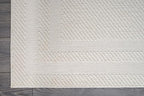 CAMILSON Micro Loop Rug 8x10 Modern Luxury Bordered Area Rugs Soft High and Low - Image 10