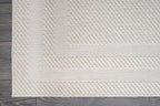 CAMILSON Micro Loop Rug 6x9 Modern Luxury Bordered Area Rugs Soft High and Low - Image 10