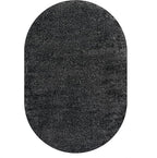 Eyely UES100I-5OV Supersoft Haze Solid Low-Pile Indoor Area Rug, Minimalist - Image 2