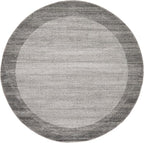 Rugs.com Angelica Collection Rug – 6 Ft Round Light Gray Medium Rug Perfect - Image 9
