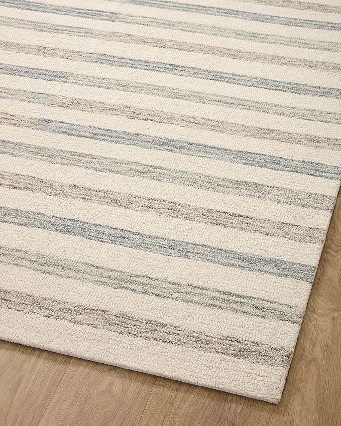 Loloi Chris Loves Julia Chris Collection CHR-05 Ivory/Slate 9'-3" x 13' - Image 10