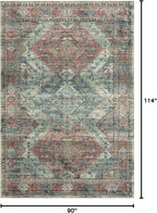 Loloi II Skye Collection SKY-06 Apricot/Mist 7'-6" x 9'-6" Area Rug - Image 2