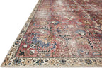 Loloi Chris Loves Julia Jules Collection JUL-01 Merlot/Multi 3'-6'' x 5'-6'' - Image 5