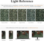 HUGEAR 5x7 Machine Washable Rugs Dark Green Hallway Area Rug Indoor Accent Rug - Image 6