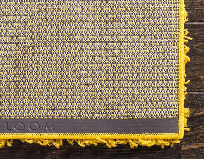 Unique Loom Solid Shag Collection Area Rug - Image 9