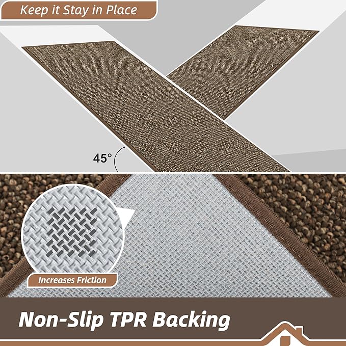 BEQHAUSE 20"x32" Entryway Rug Indoor Door Mat Non-Slip Washable, Hallway Rugs - Image 4
