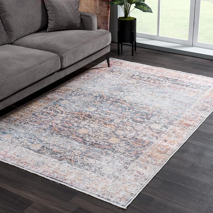 Bloom Rugs Caria Washable Non-Slip 9x12 Rug - Image 4