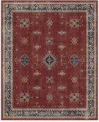 RUGGABLE Washable Vintage Area Rug – Verena Amber Red 8x10, Stain-Resistant - Image 3
