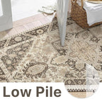 5x7 Area Rug Machine Washable Boho Rug - Image 3